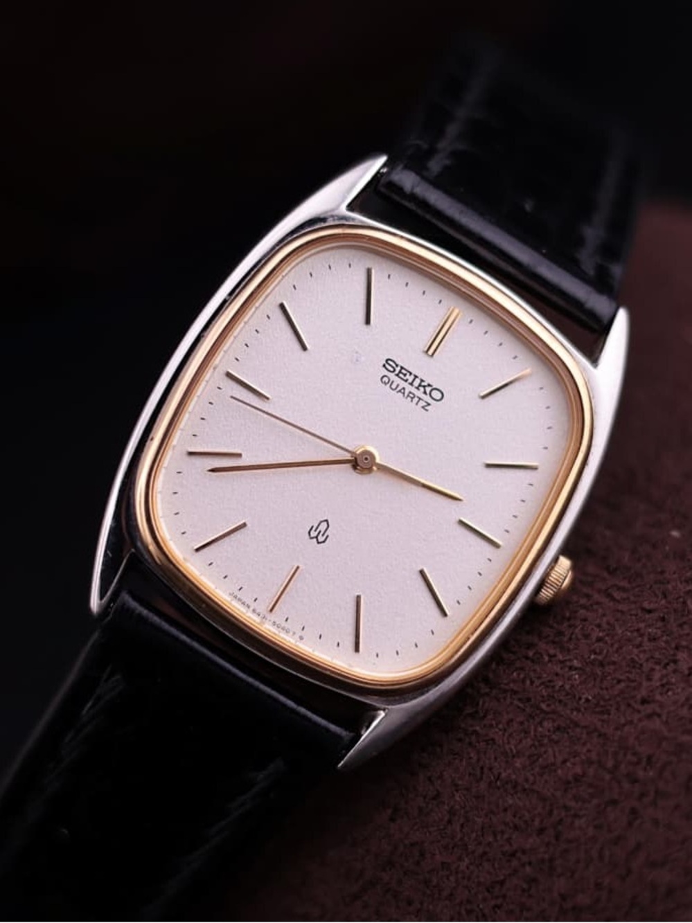 Vintage 1982 Seiko Quartz 6431-5020 Men’s Watch [Very Good Condition]Gold Plated